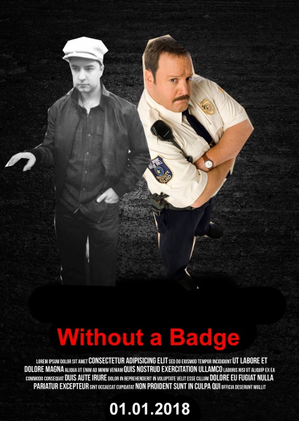 Datei:Without a Badge Poster.jpg